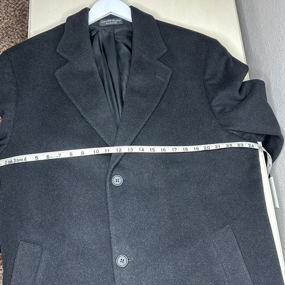 Chereskin Italian Cashmere Blend 3 Button Coat Size L-42 - Picture 12 of 13